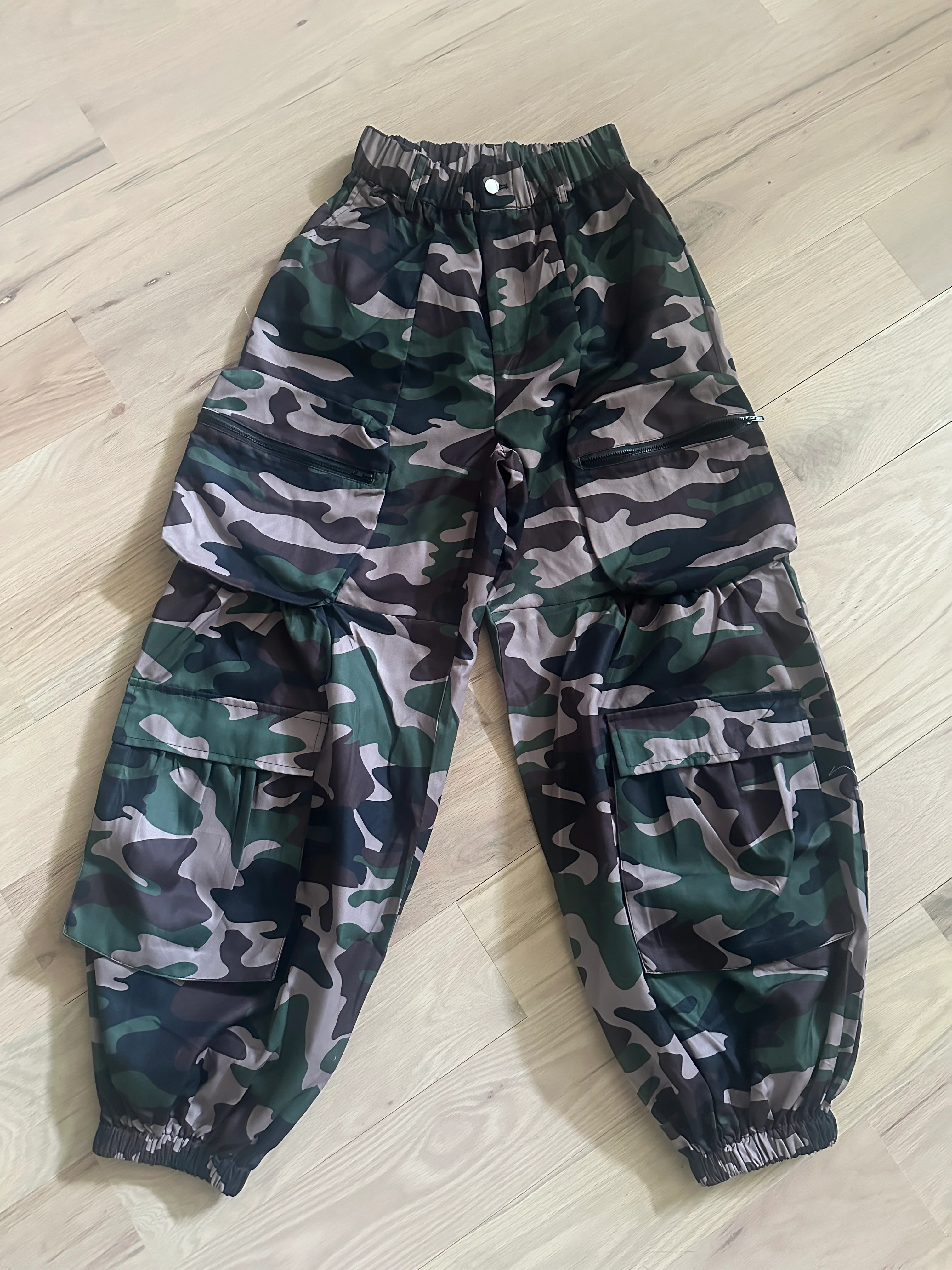 Camo Balloon Cargo Pants - Image 2