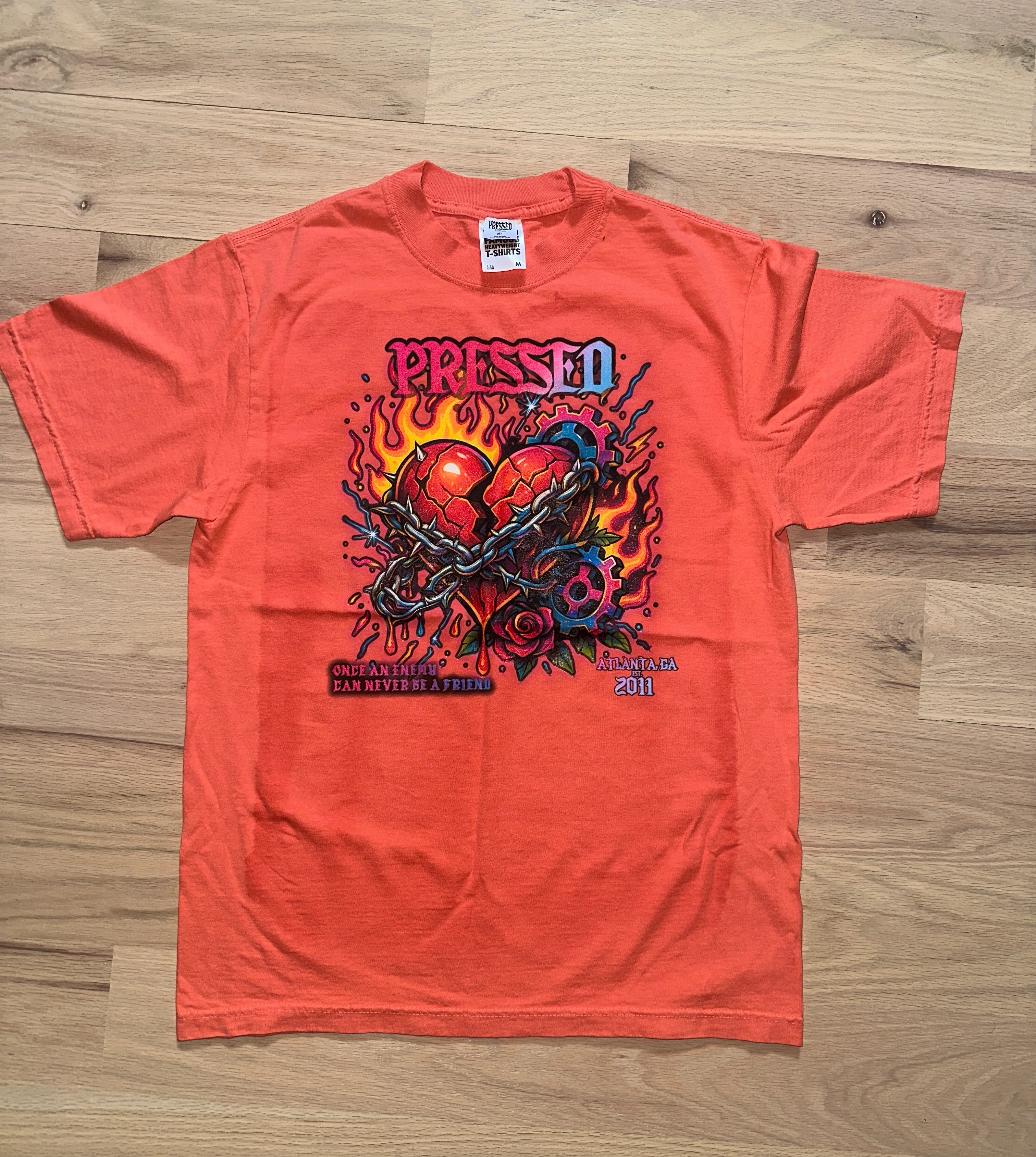 Pressed Graphic Enemy Tee - Image 4