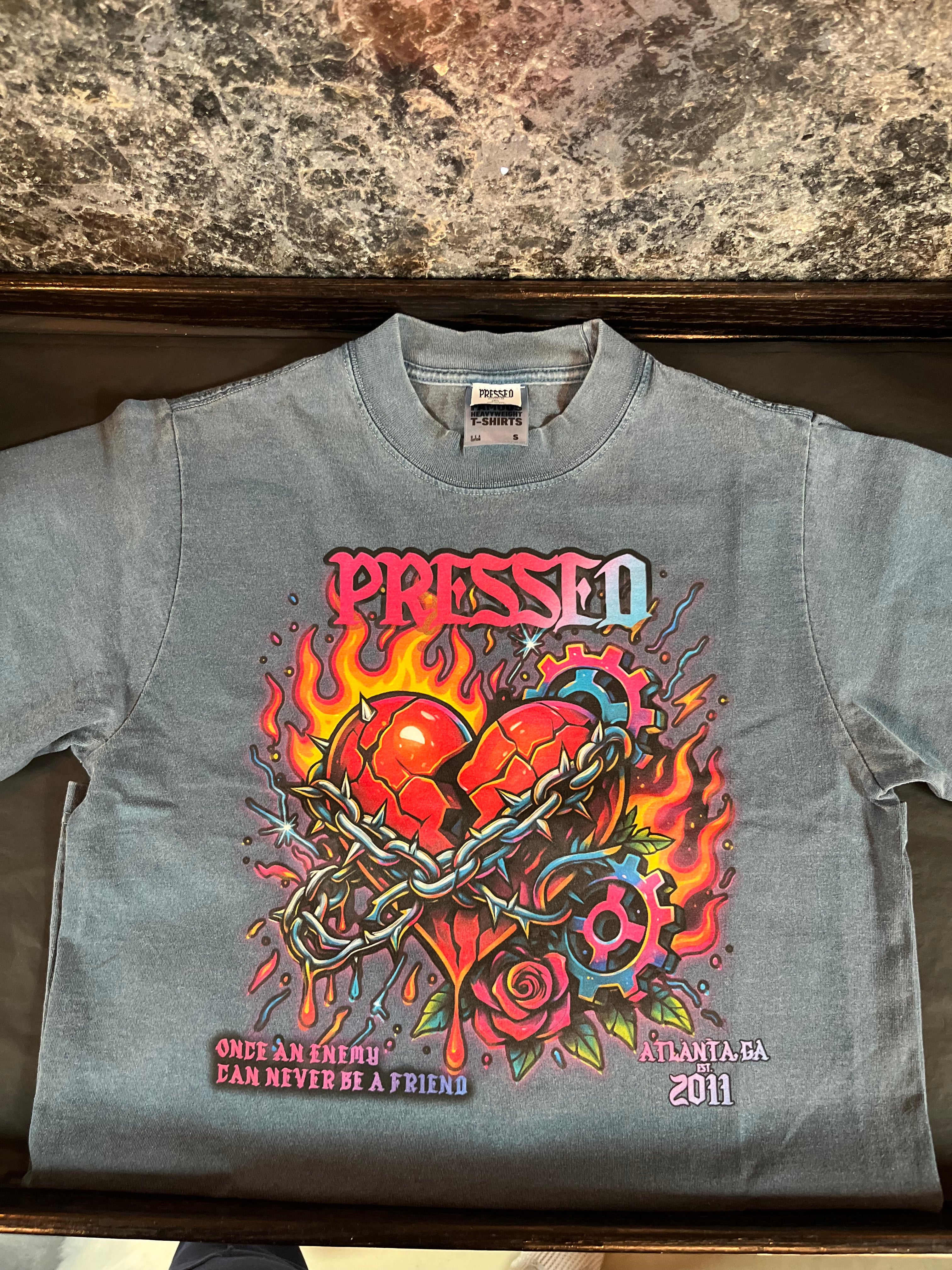 Pressed Graphic Enemy Tee - Image 5