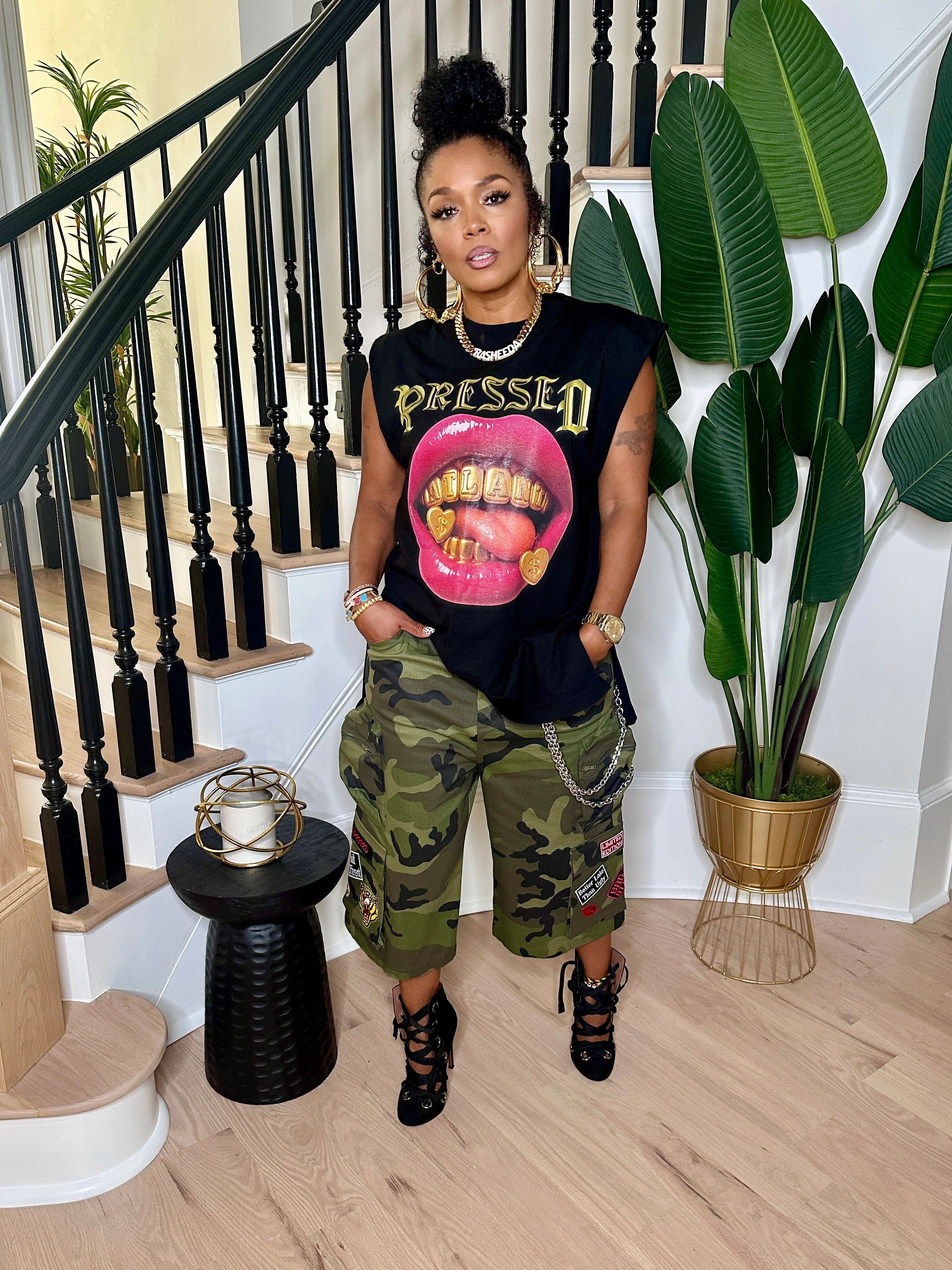 Pressed Graphic Grillz Tee-2 - Image 2