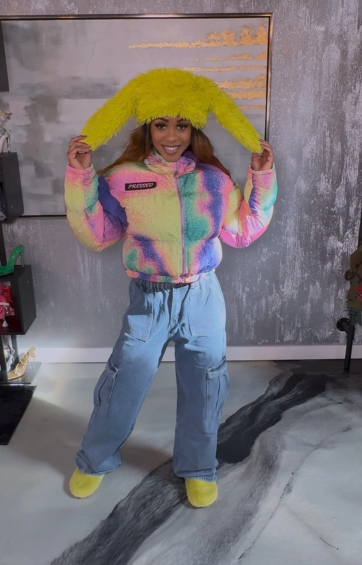Pressed Puffer Coats