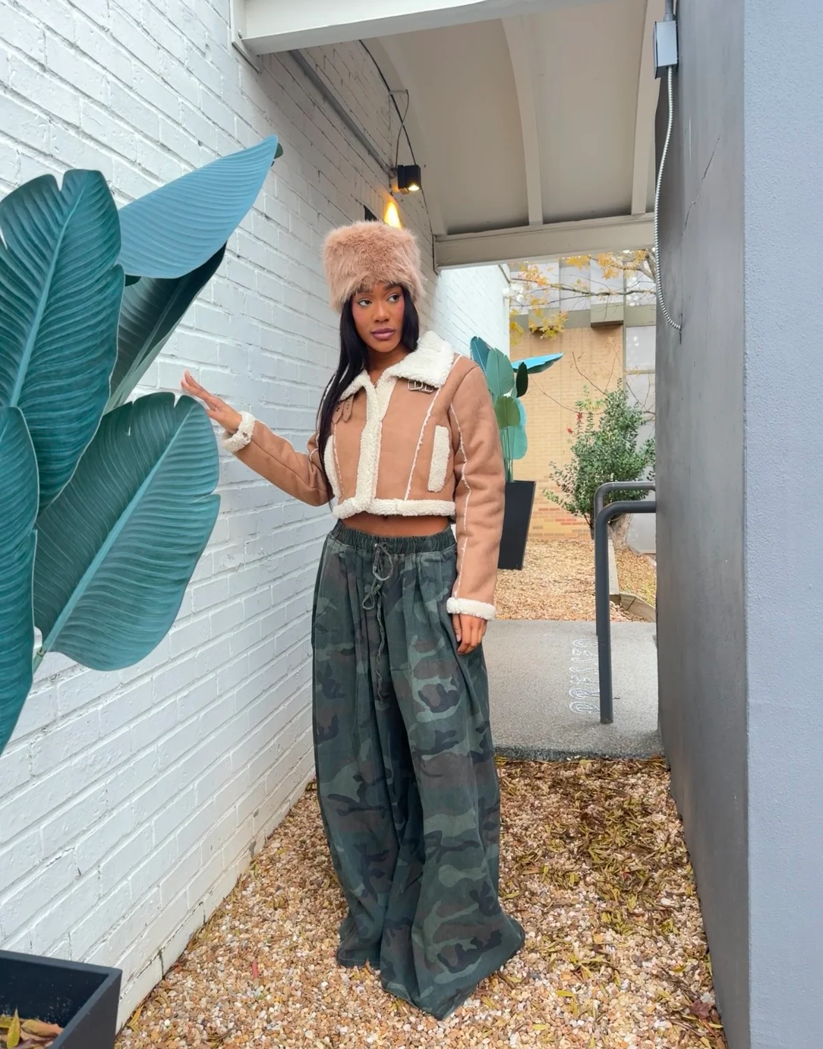 Shortie Faux Fur Jacket