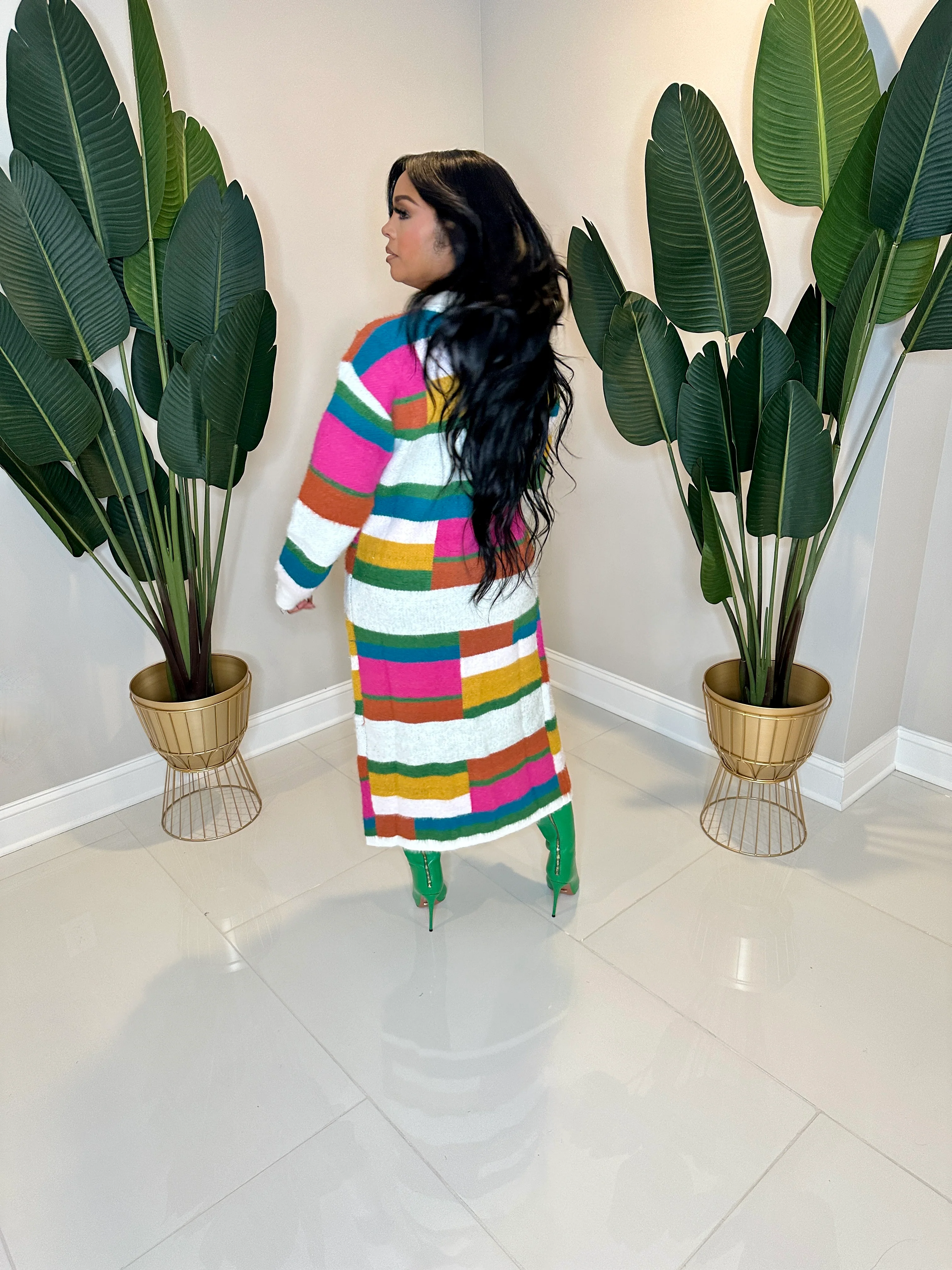 Stripes & Buttons Cardigan - Image 3