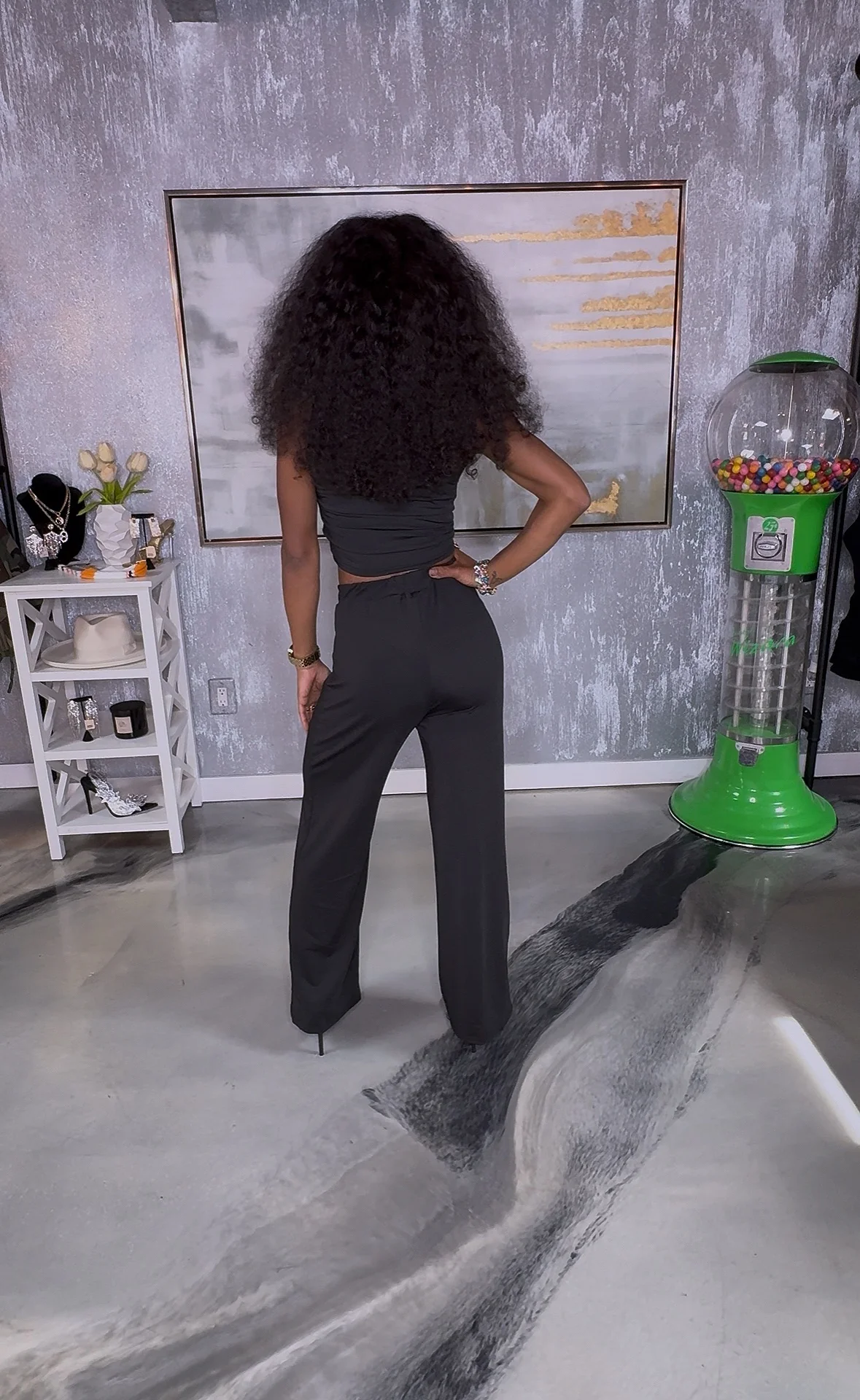 Wide Leg Pants Set - Image 2